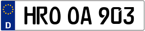 Truck License Plate